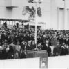 4 Ceremonia otwarcia. Prezydent USA Franklin Delano Roosevelt wygłasza przemówienie inauguracyjne